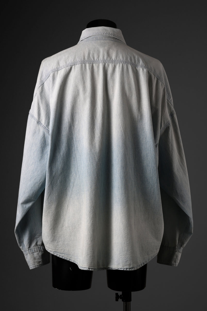 画像をギャラリービューアに読み込む, SAINT Mxxxxxx DENIM SHIRT (BLUE)