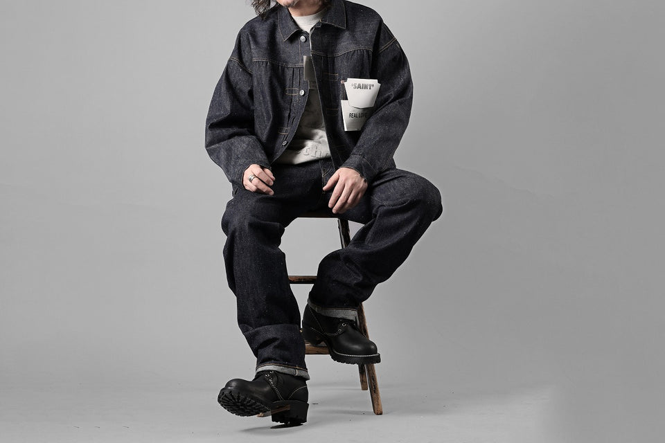 画像をギャラリービューアに読み込む, SAINT Mxxxxxx x BerBerJin DENIM JACKET / REGID (BLUE)