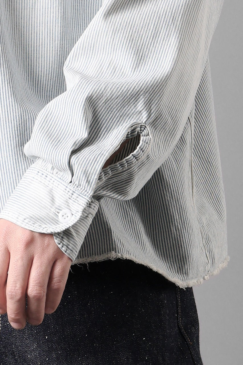 画像をギャラリービューアに読み込む, SAINT Mxxxxxx HICKORY SHIRT / STRIPE (WHITE)