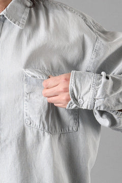 画像をギャラリービューアに読み込む, SAINT Mxxxxxx HICKORY SHIRT / STRIPE (WHITE)