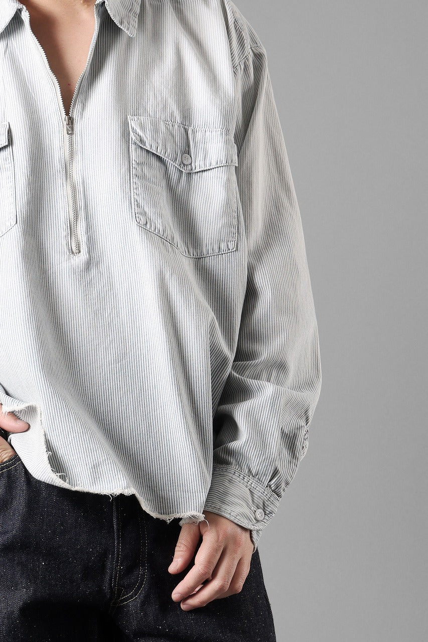 画像をギャラリービューアに読み込む, SAINT Mxxxxxx HICKORY SHIRT / STRIPE (WHITE)