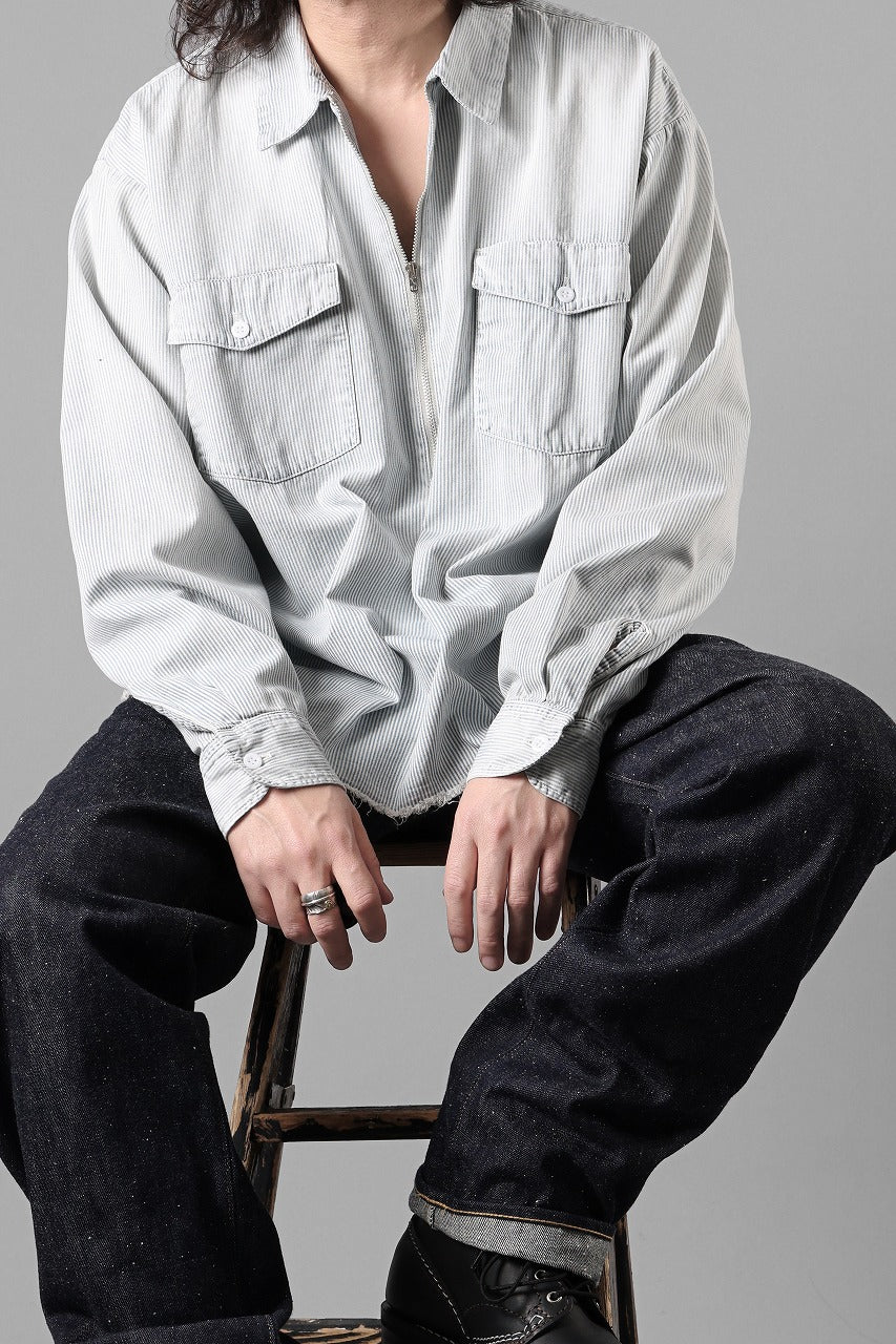 画像をギャラリービューアに読み込む, SAINT Mxxxxxx HICKORY SHIRT / STRIPE (WHITE)
