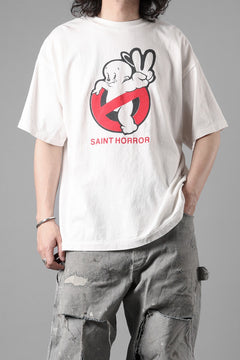 Load image into Gallery viewer, SAINT Mxxxxxx SS TEE / SAINT HORROR (WHITE)