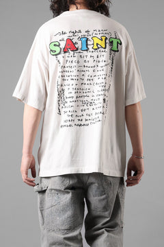 画像をギャラリービューアに読み込む, SAINT Mxxxxxx x Jamie Reid SS TEE / MASK (WHITE)