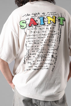 画像をギャラリービューアに読み込む, SAINT Mxxxxxx x Jamie Reid SS TEE / MASK (WHITE)
