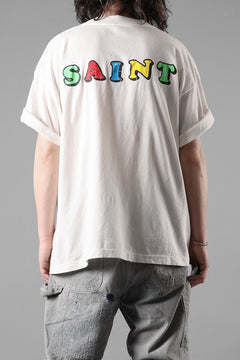 画像をギャラリービューアに読み込む, SAINT Mxxxxxx x Jamie Reid SS TEE / DESTOROY (WHITE)