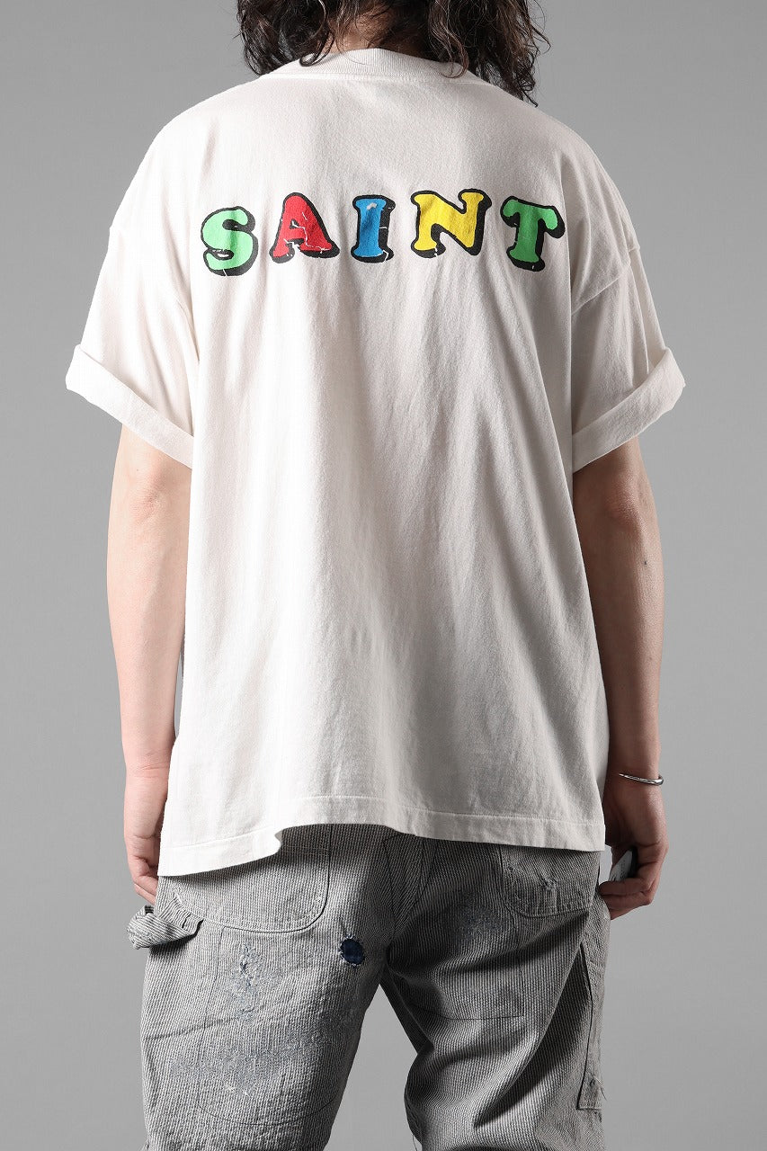 画像をギャラリービューアに読み込む, SAINT Mxxxxxx x Jamie Reid SS TEE / DESTOROY (WHITE)