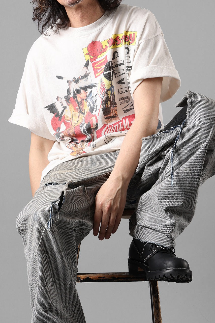 画像をギャラリービューアに読み込む, SAINT Mxxxxxx x Jamie Reid SS TEE / DESTOROY (WHITE)