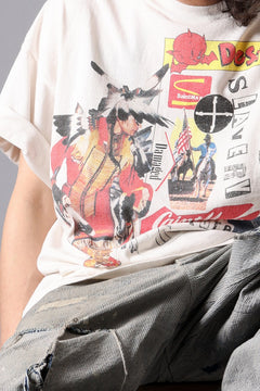 画像をギャラリービューアに読み込む, SAINT Mxxxxxx x Jamie Reid SS TEE / DESTOROY (WHITE)