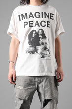 画像をギャラリービューアに読み込む, SAINT Mxxxxxx x JOHN LENNON SS TEE / IMAGINE PEACE (WHITE)
