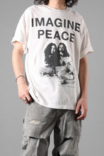 画像をギャラリービューアに読み込む, SAINT Mxxxxxx x JOHN LENNON SS TEE / IMAGINE PEACE (WHITE)