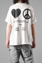 画像をギャラリービューアに読み込む, SAINT Mxxxxxx x JOHN LENNON SS TEE / IMAGINE PEACE (WHITE)