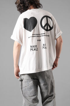 画像をギャラリービューアに読み込む, SAINT Mxxxxxx x JOHN LENNON SS TEE / IMAGINE PEACE (WHITE)