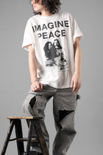 画像をギャラリービューアに読み込む, SAINT Mxxxxxx x JOHN LENNON SS TEE / IMAGINE PEACE (WHITE)