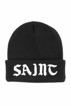 画像をギャラリービューアに読み込む, SAINT Mxxxxxx SAINT KNIT CAP (BLACK)