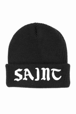 SAINT Mxxxxxx SAINT KNIT CAP (BLACK)