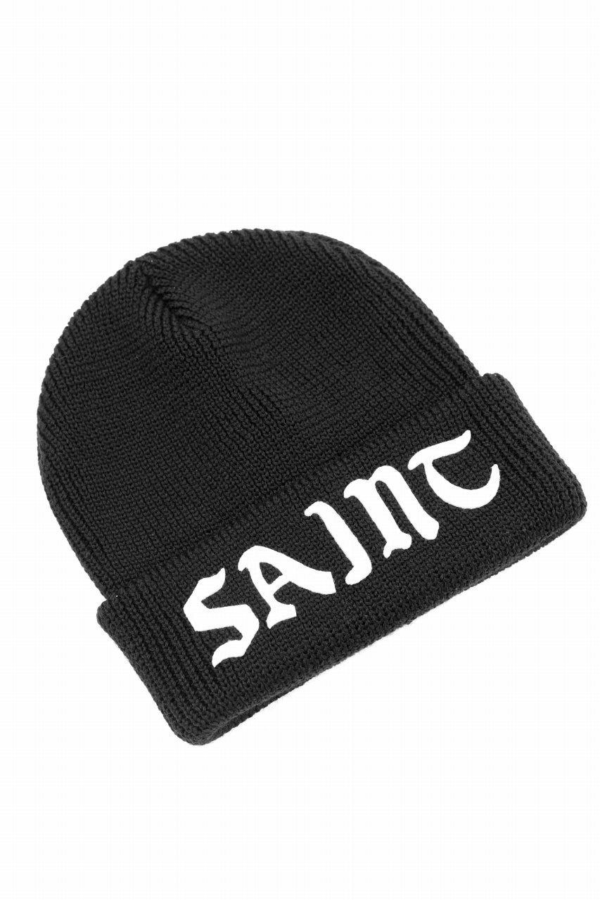 画像をギャラリービューアに読み込む, SAINT Mxxxxxx SAINT KNIT CAP (BLACK)