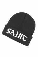 画像をギャラリービューアに読み込む, SAINT Mxxxxxx SAINT KNIT CAP (BLACK)