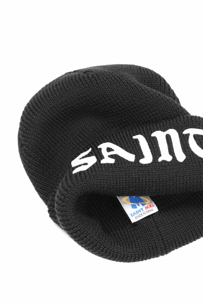 画像をギャラリービューアに読み込む, SAINT Mxxxxxx SAINT KNIT CAP (BLACK)
