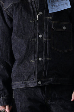Load image into Gallery viewer, FULLCOUNT 2107XXW Type-1 Jean Jacket / 15.5oz Zimbabwe Selvedge Denim (INDIGO BLUE / ONE WASHED)