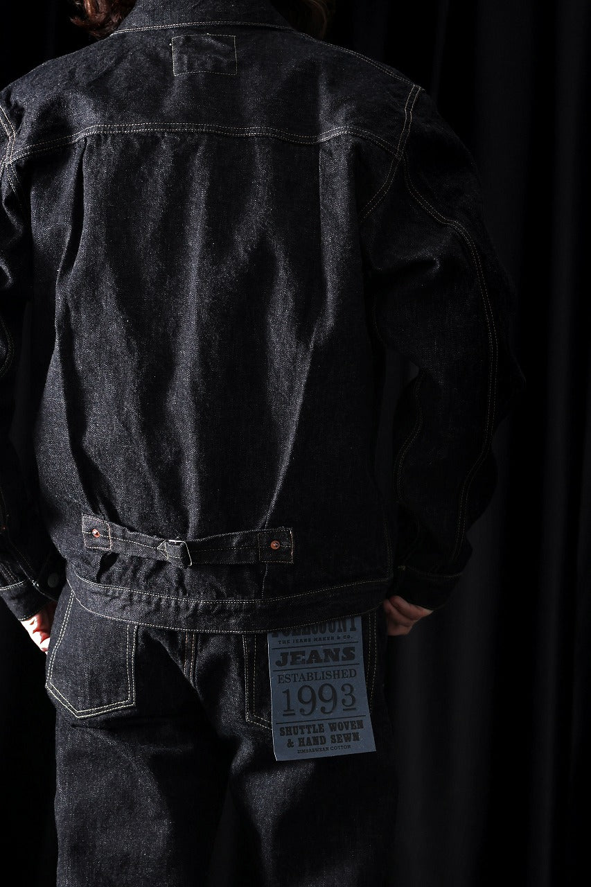 Load image into Gallery viewer, FULLCOUNT 2107XXW Type-1 Jean Jacket / 15.5oz Zimbabwe Selvedge Denim (INDIGO BLUE / ONE WASHED)