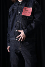 Load image into Gallery viewer, FULLCOUNT 2107W Type-1 Jean Jacket / 13.7oz Zimbabwe Selvedge Denim (INDIGO BLUE / ONE WASHED)