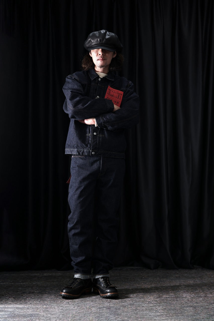 Load image into Gallery viewer, FULLCOUNT 1103W Clean Straight Jeans / 13.7oz Zimbabwe Selvedge Denim (INDIGO BLUE / ONE WASHED)