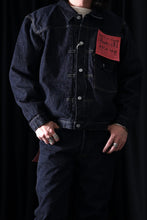 Load image into Gallery viewer, FULLCOUNT 2107W Type-1 Jean Jacket / 13.7oz Zimbabwe Selvedge Denim (INDIGO BLUE / ONE WASHED)