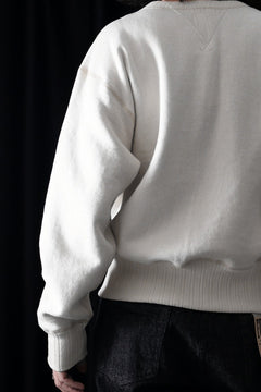 Load image into Gallery viewer, FULLCOUNT 3741 DOUBLE V SET IN SLEEVE MOTHER COTTON (ECRU)