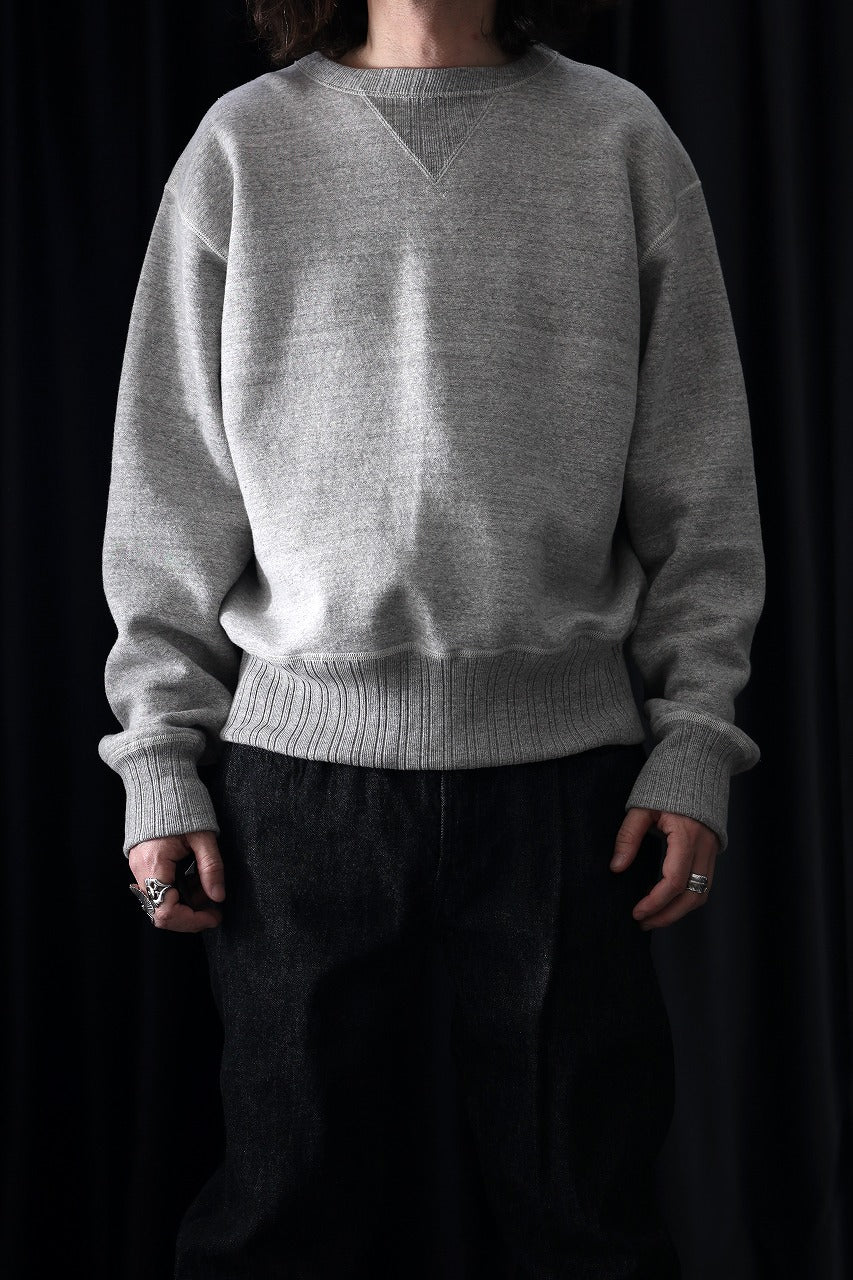 Load image into Gallery viewer, FULLCOUNT 3741 DOUBLE V SET IN SLEEVE MOTHER COTTON (HEATHER GRAY)