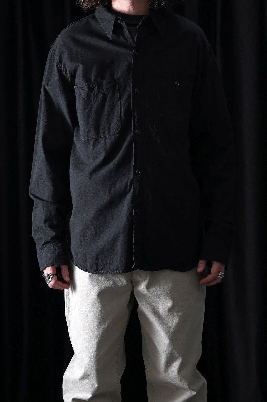 Load image into Gallery viewer, FULLCOUNT SELVEDGE CHAMBRAY (BLACK)
