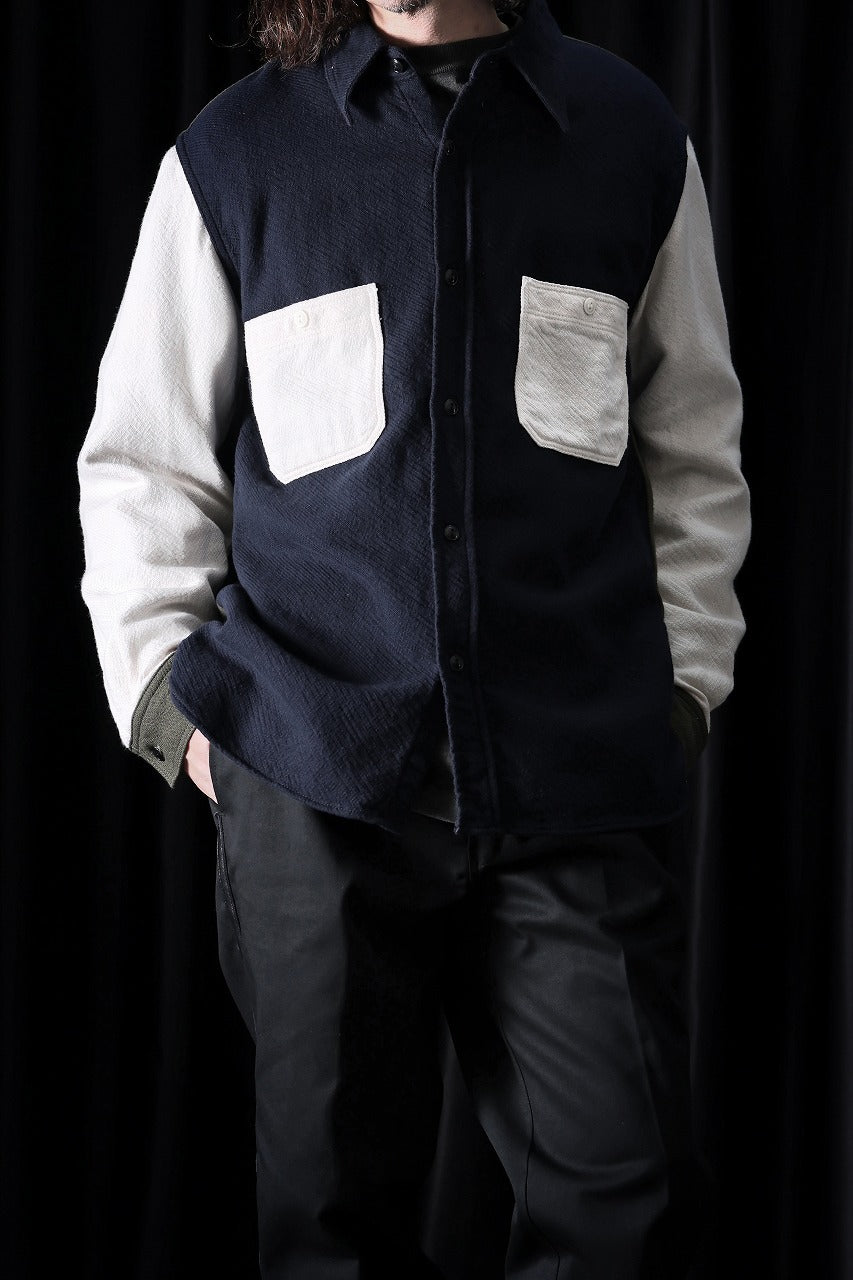 Load image into Gallery viewer, FULLCOUNT CRAZY PATTERN FLANNEL WORK SHIRT (TYPE A)