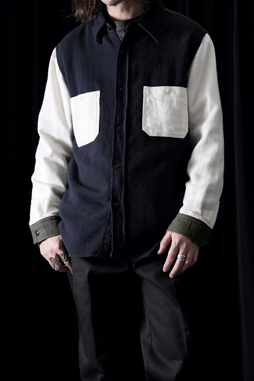 Load image into Gallery viewer, FULLCOUNT CRAZY PATTERN FLANNEL WORK SHIRT (TYPE A)