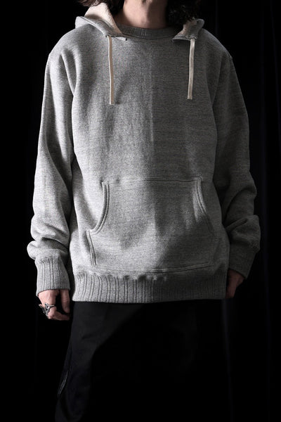 FULLCOUNT 3745 AFTER HOOD SWEAT SHIRT MOTHER COTTON (HEATHER GRAY)