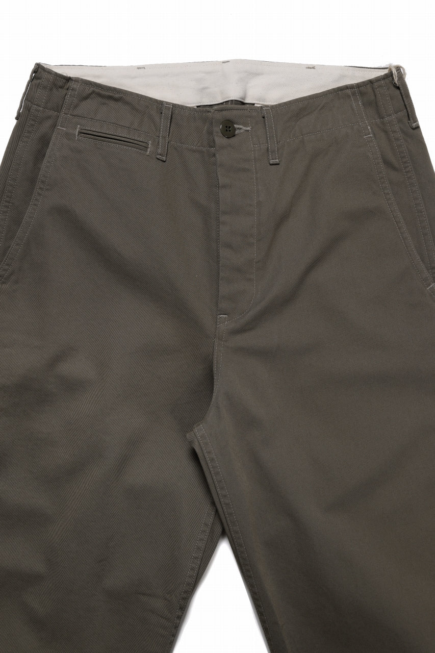 画像をギャラリービューアに読み込む, FULLCOUNT U.S.ARMY CHINO 41 TROUSERS (SAGE GREEN)