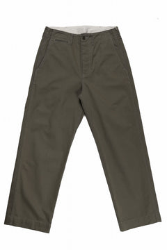 画像をギャラリービューアに読み込む, FULLCOUNT U.S.ARMY CHINO 41 TROUSERS (SAGE GREEN)