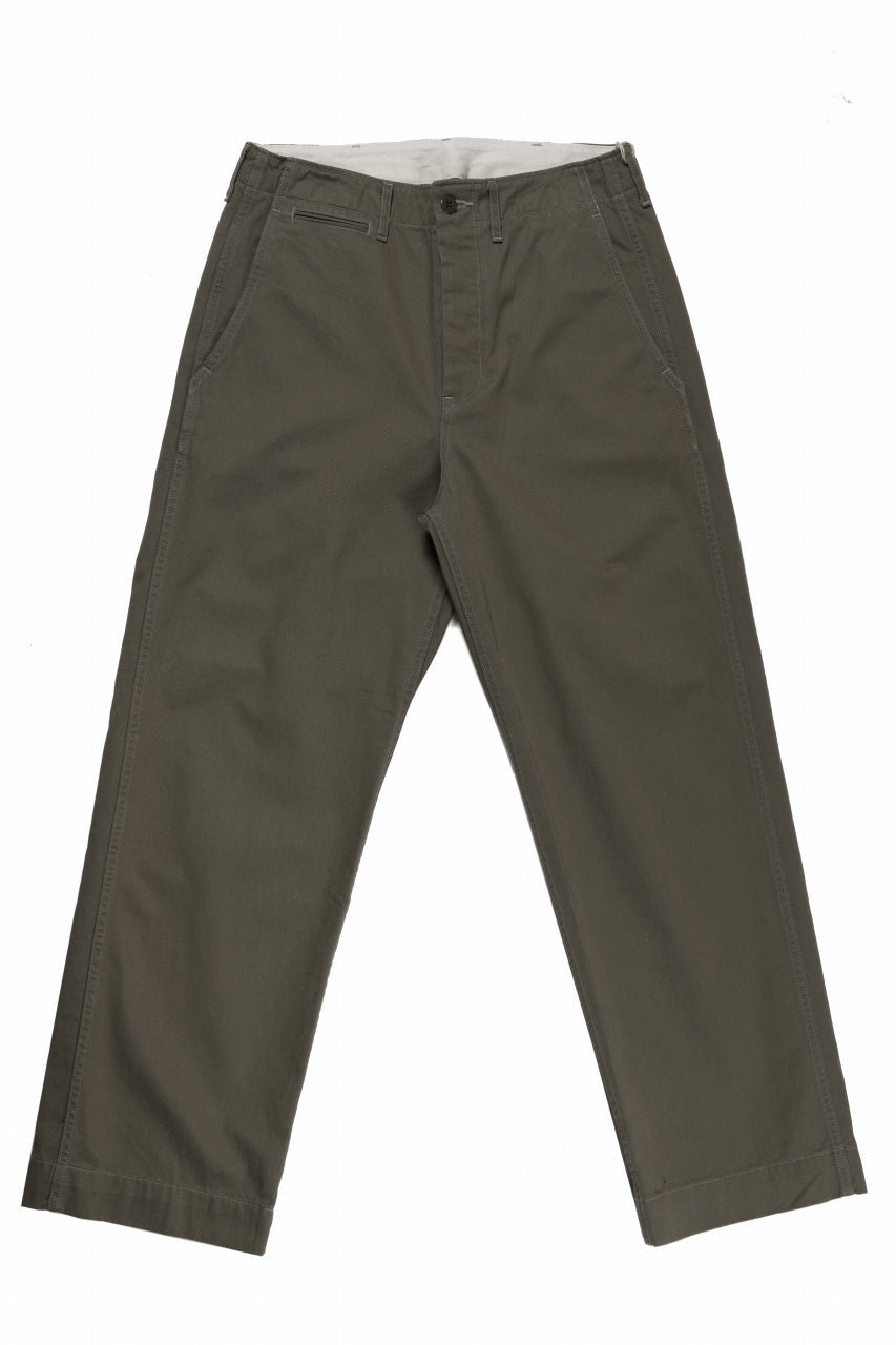 画像をギャラリービューアに読み込む, FULLCOUNT U.S.ARMY CHINO 41 TROUSERS (SAGE GREEN)
