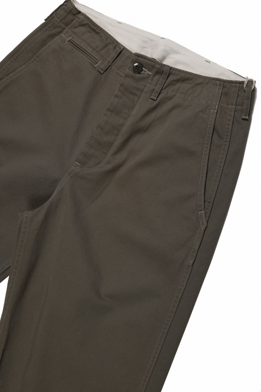 画像をギャラリービューアに読み込む, FULLCOUNT U.S.ARMY CHINO 41 TROUSERS (SAGE GREEN)