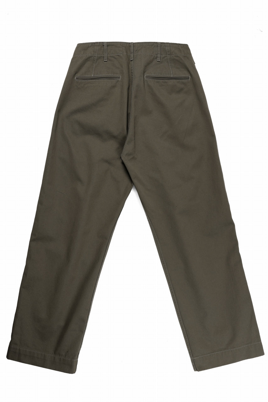 画像をギャラリービューアに読み込む, FULLCOUNT U.S.ARMY CHINO 41 TROUSERS (SAGE GREEN)