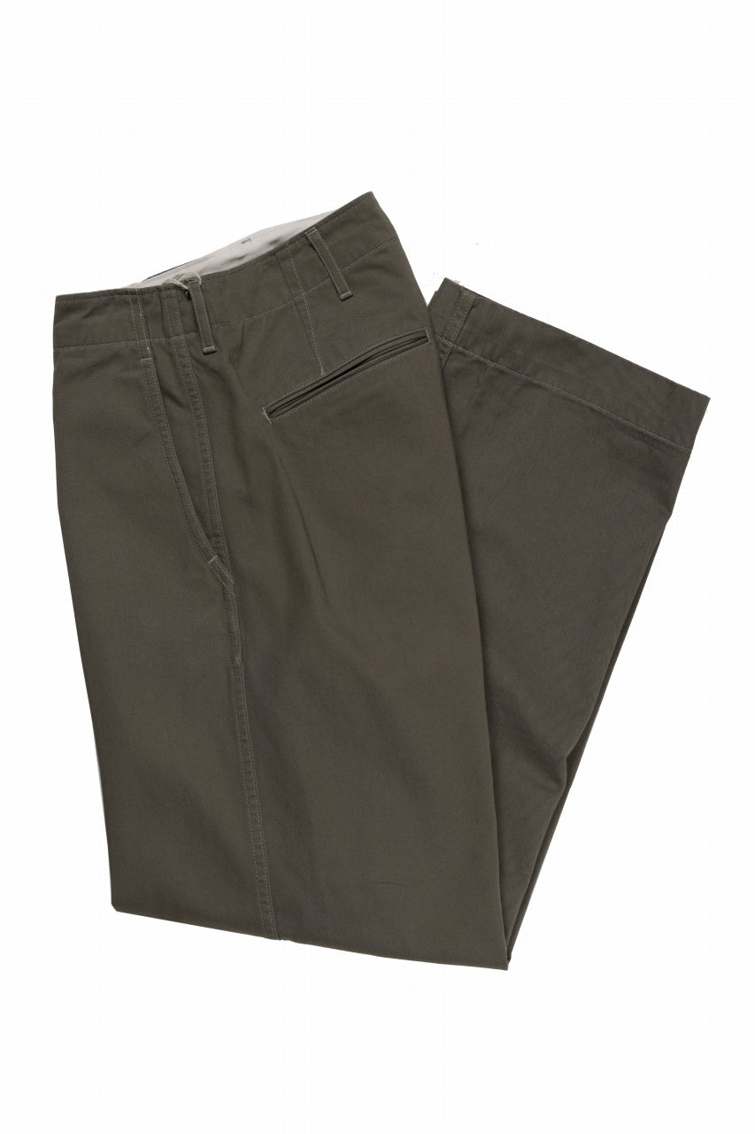 画像をギャラリービューアに読み込む, FULLCOUNT U.S.ARMY CHINO 41 TROUSERS (SAGE GREEN)