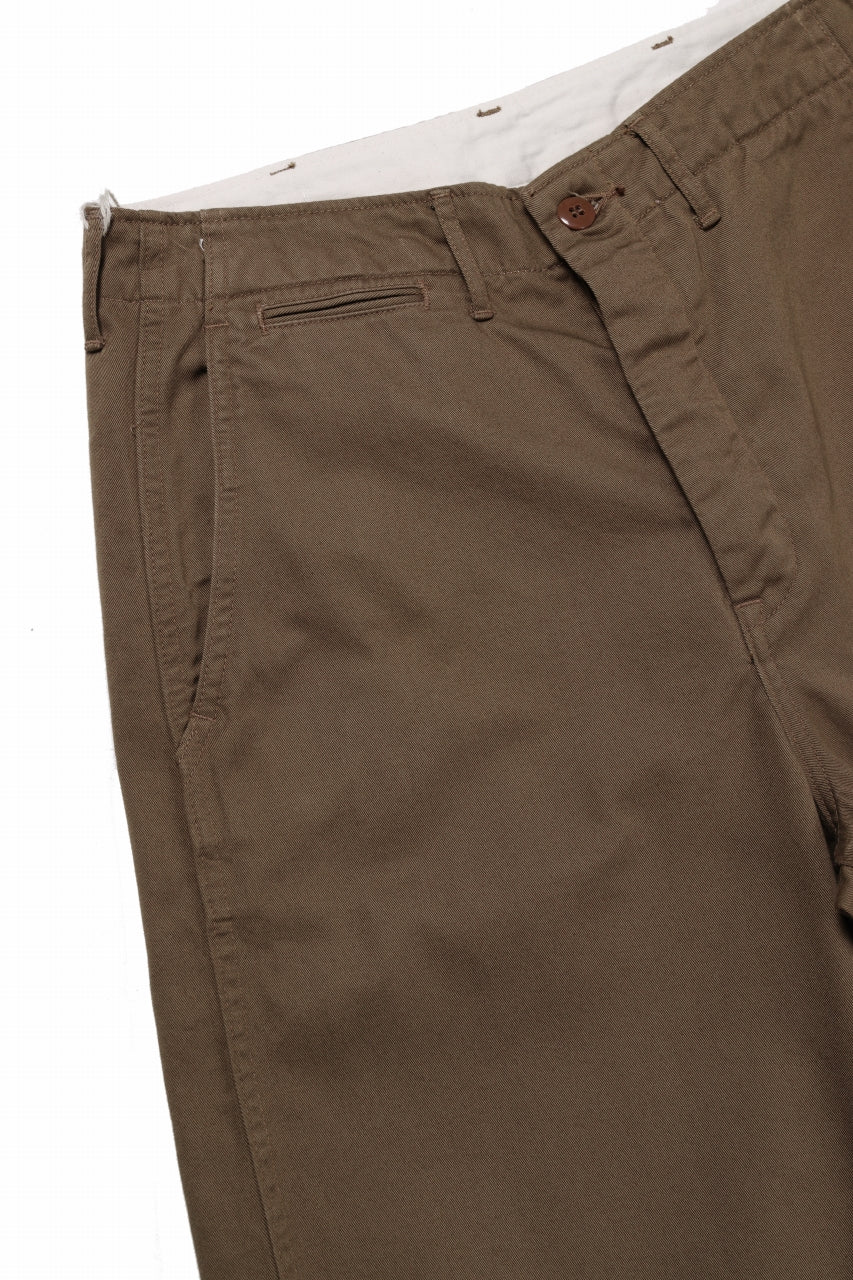 FULLCOUNT U.S.ARMY CHINO 41 TROUSERS (BROWN)