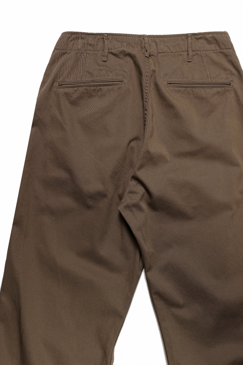 FULLCOUNT U.S.ARMY CHINO 41 TROUSERS (BROWN)