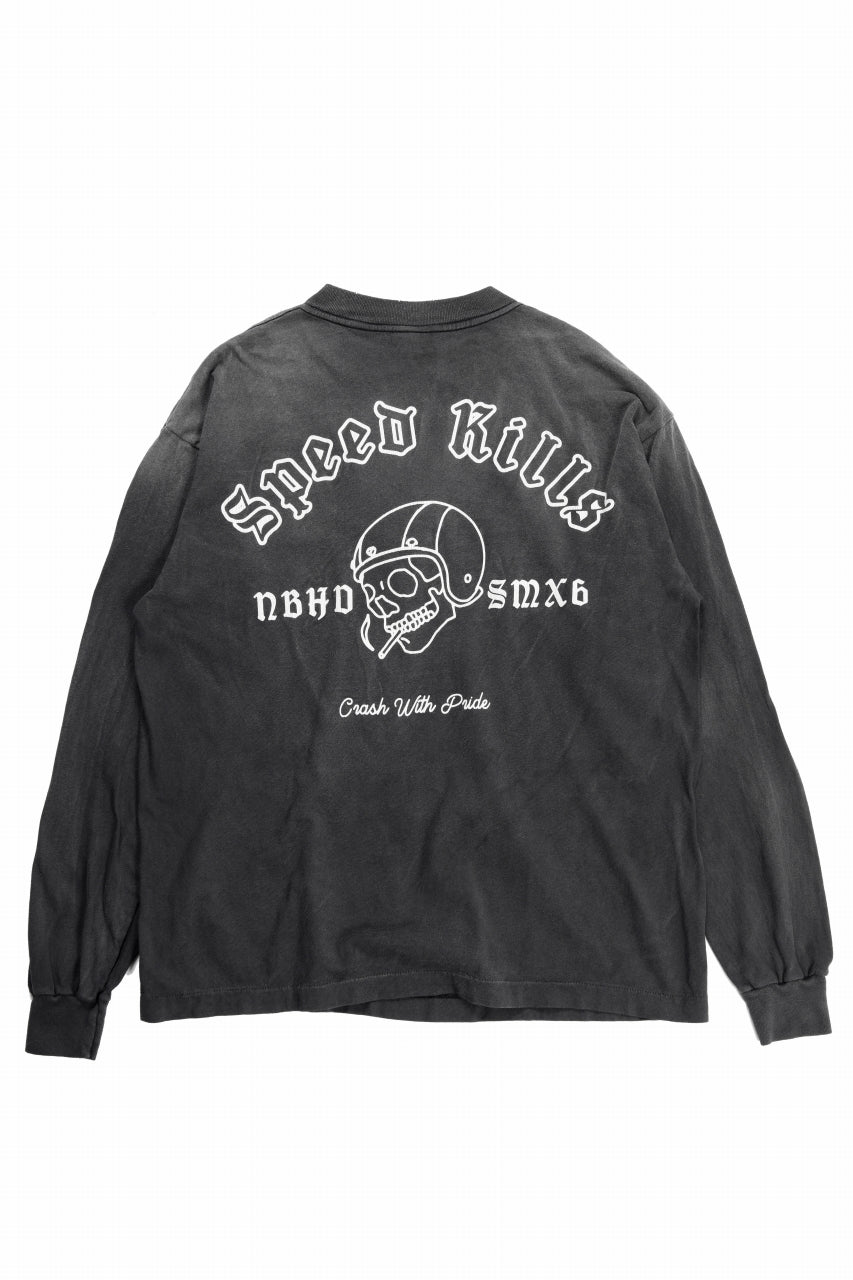 画像をギャラリービューアに読み込む, SAINT Mxxxxxx x NEIGHBORHOOD LS TEE / STHD.SPEEDKILLS (BLACK)