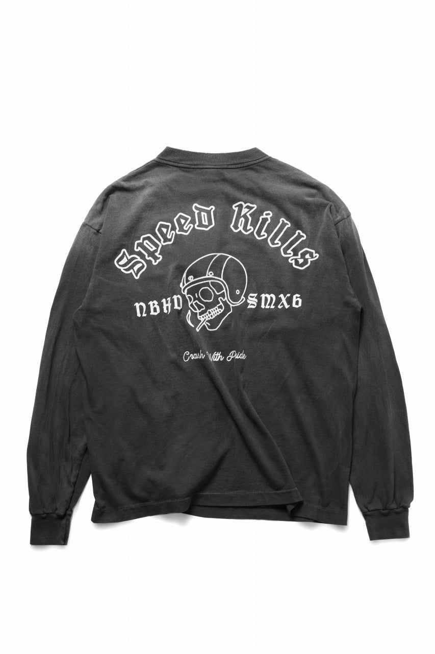 SAINT Mxxxxxx x NEIGHBORHOOD LS TEE / STHD.SPEEDKILLS (BLACK)