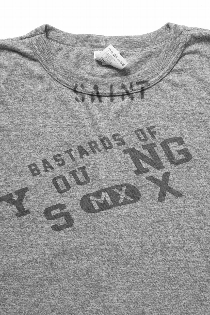 SAINT Mxxxxxx × BerBerJin YOUNG Tシャツ SS TEE 半袖 SAINT Mxxxxxx x BerBerJin SS TEE / YOUNG (GRAY) – ETERNAL