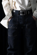 Load image into Gallery viewer, FULLCOUNT 1246W Bush Pants / 13.7oz Zimbabwe Selvedge Denim (INDIGO BLUE / ONE WASHED)