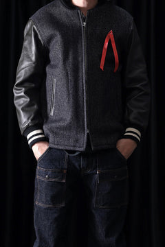 Load image into Gallery viewer, BROWN'S BEACH PHARAOH JACKET (NAVY BLUE×DARK BROWN)