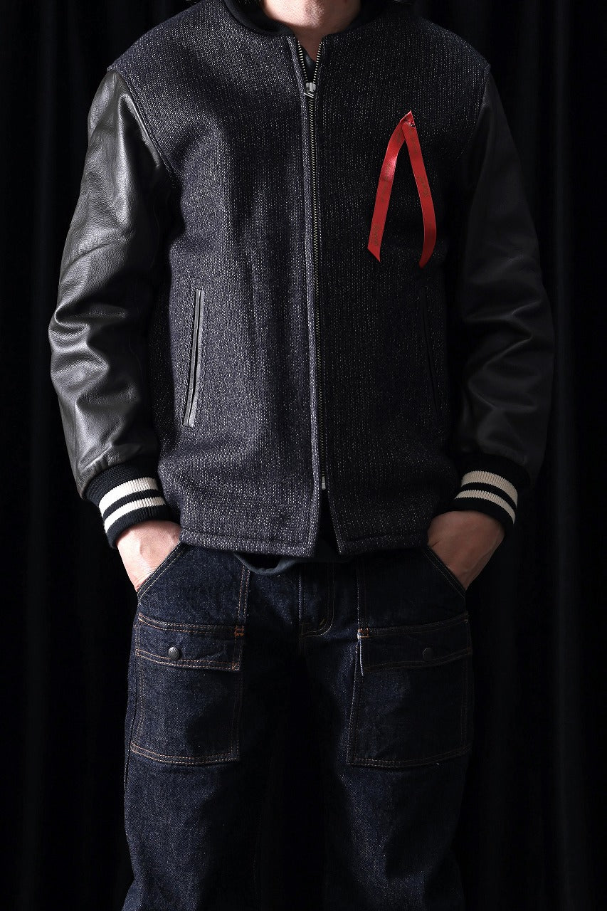 Load image into Gallery viewer, BROWN'S BEACH PHARAOH JACKET (NAVY BLUE×DARK BROWN)