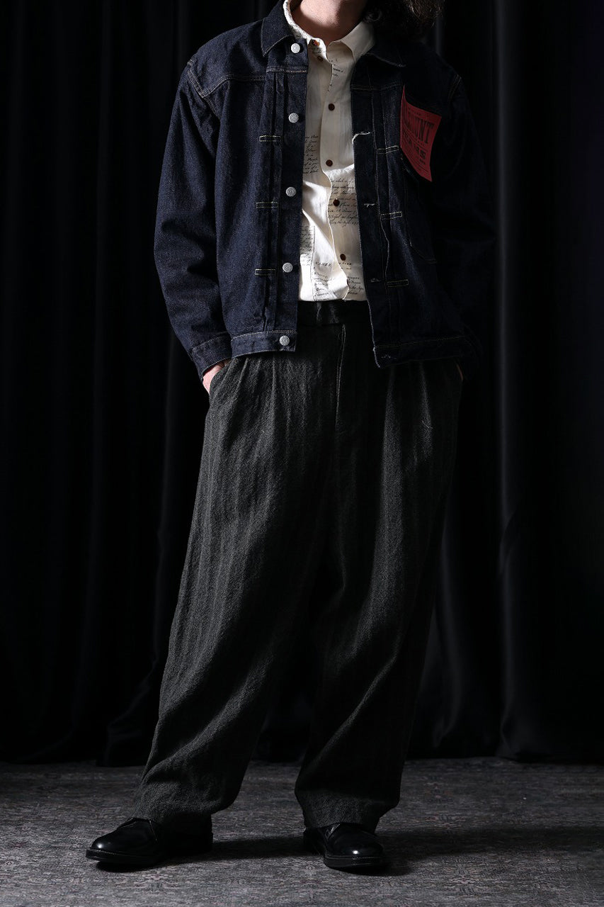 Load image into Gallery viewer, FULLCOUNT 2107W Type-1 Jean Jacket / 13.7oz Zimbabwe Selvedge Denim (INDIGO BLUE / ONE WASHED)