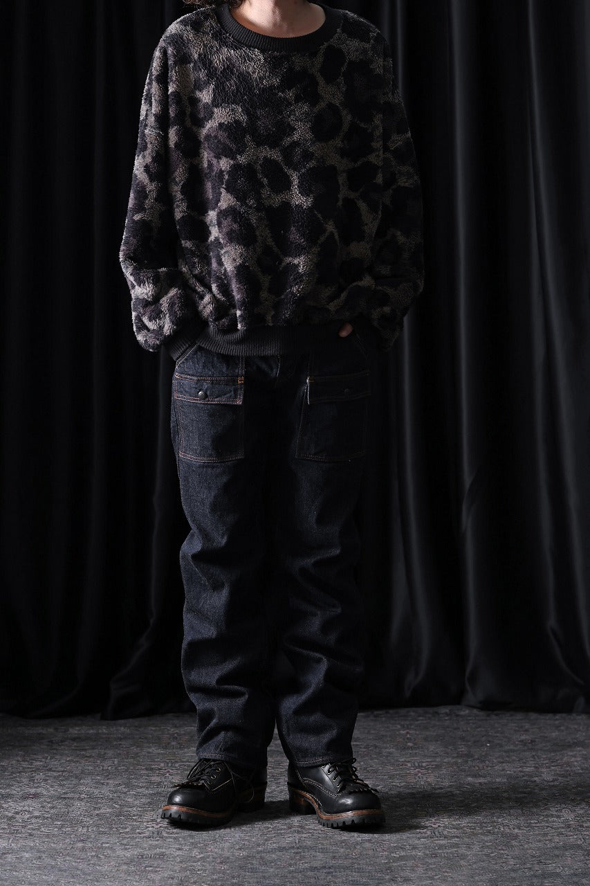 Load image into Gallery viewer, FULLCOUNT 1246W Bush Pants / 13.7oz Zimbabwe Selvedge Denim (INDIGO BLUE / ONE WASHED)